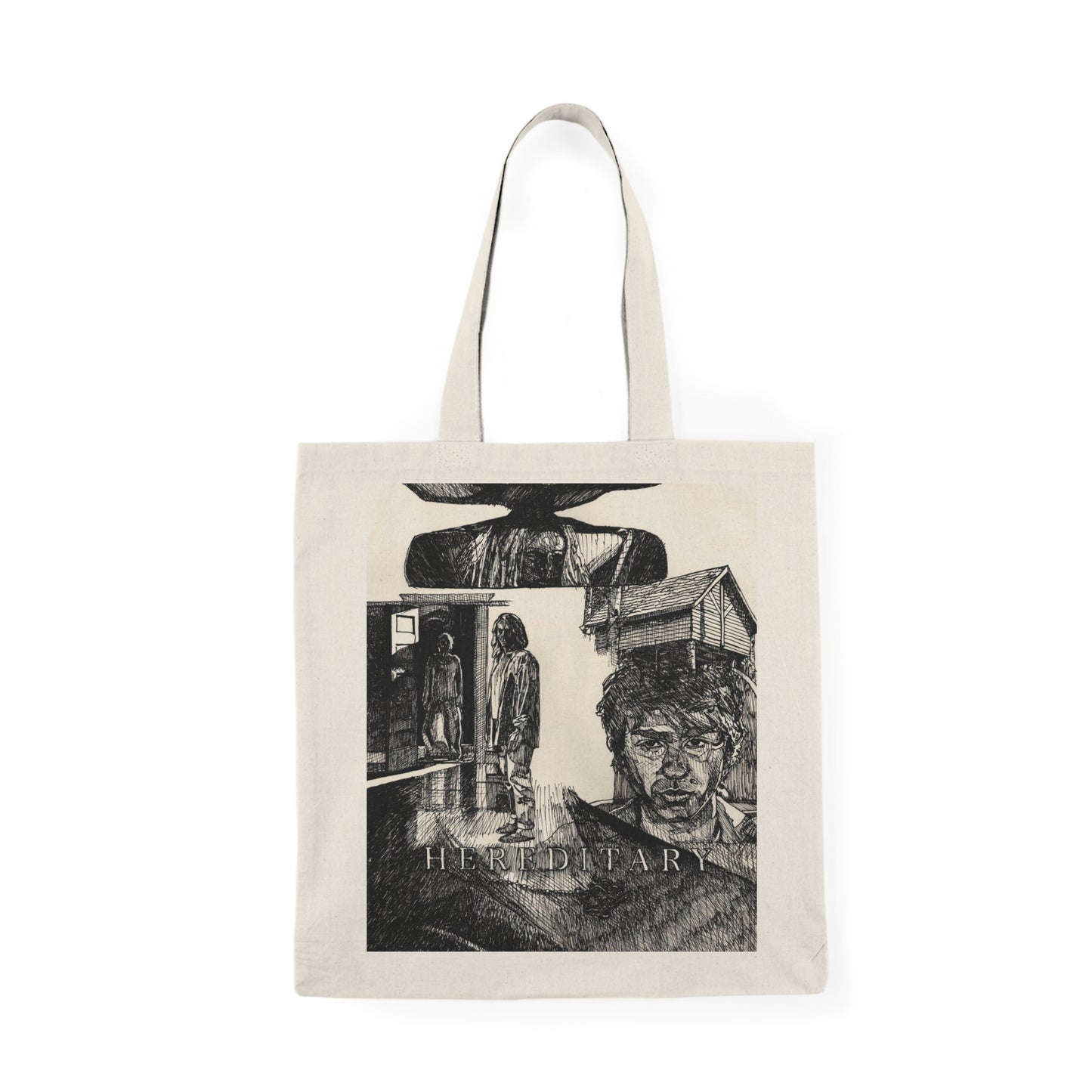 Custom Designed Canvas Tote Bag - Hereditary