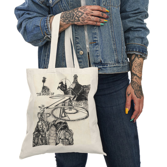 Custom Designed Canvas Tote Bag - The Mask of Zorro
