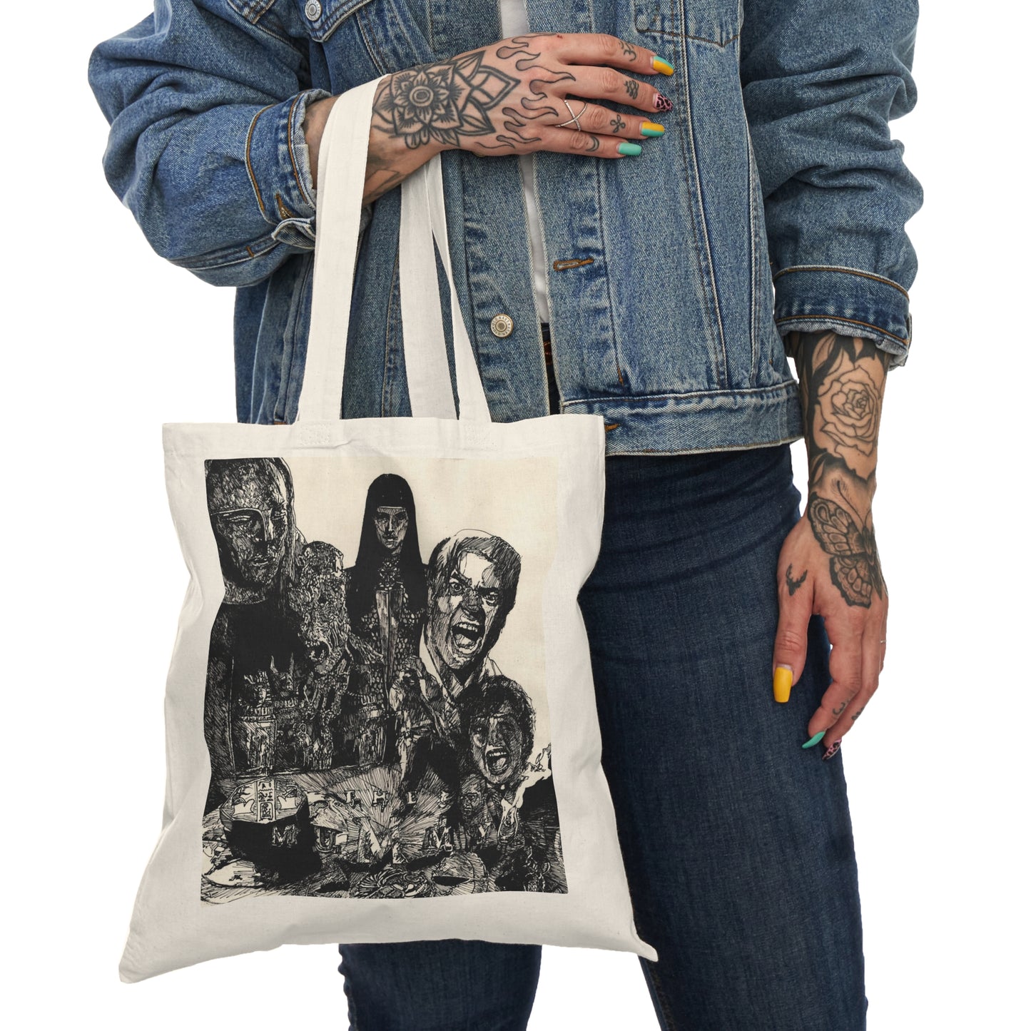 Custom Designed Canvas Tote Bag - The Mummy