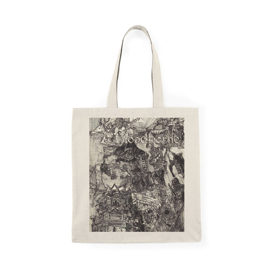 Custom Designed Canvas Tote Bag - Bloodborne